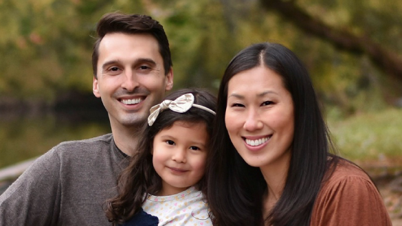 Dr. Viechnicki with his family.